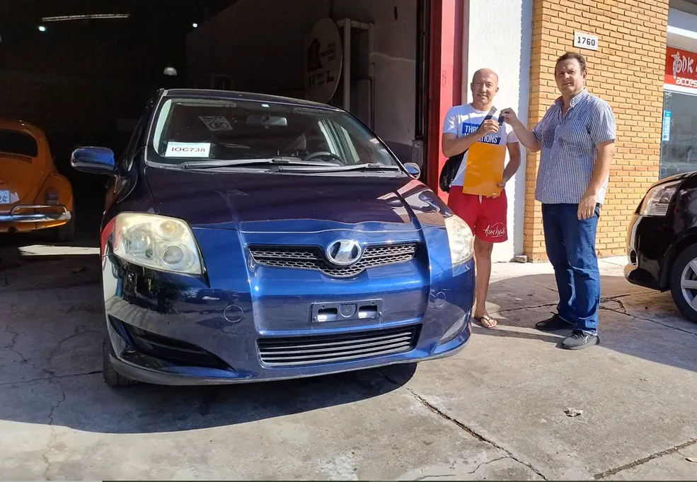 El Profesor Cesar y su primer auto importado con nosotros: confianza que se transmite